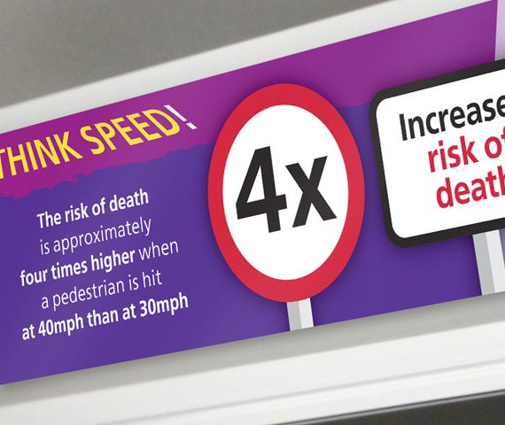 Think speed! bus posters