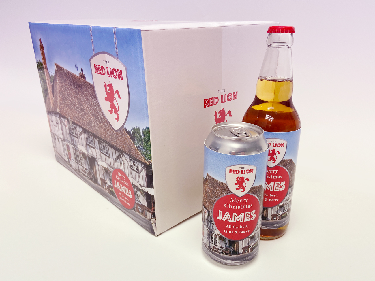 LoveMyLocal Personalised Beer Gift Box