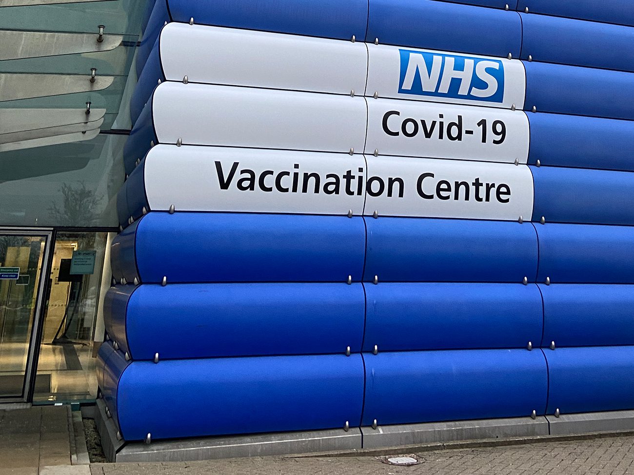 NHS Vaccination Centre Destination Branding