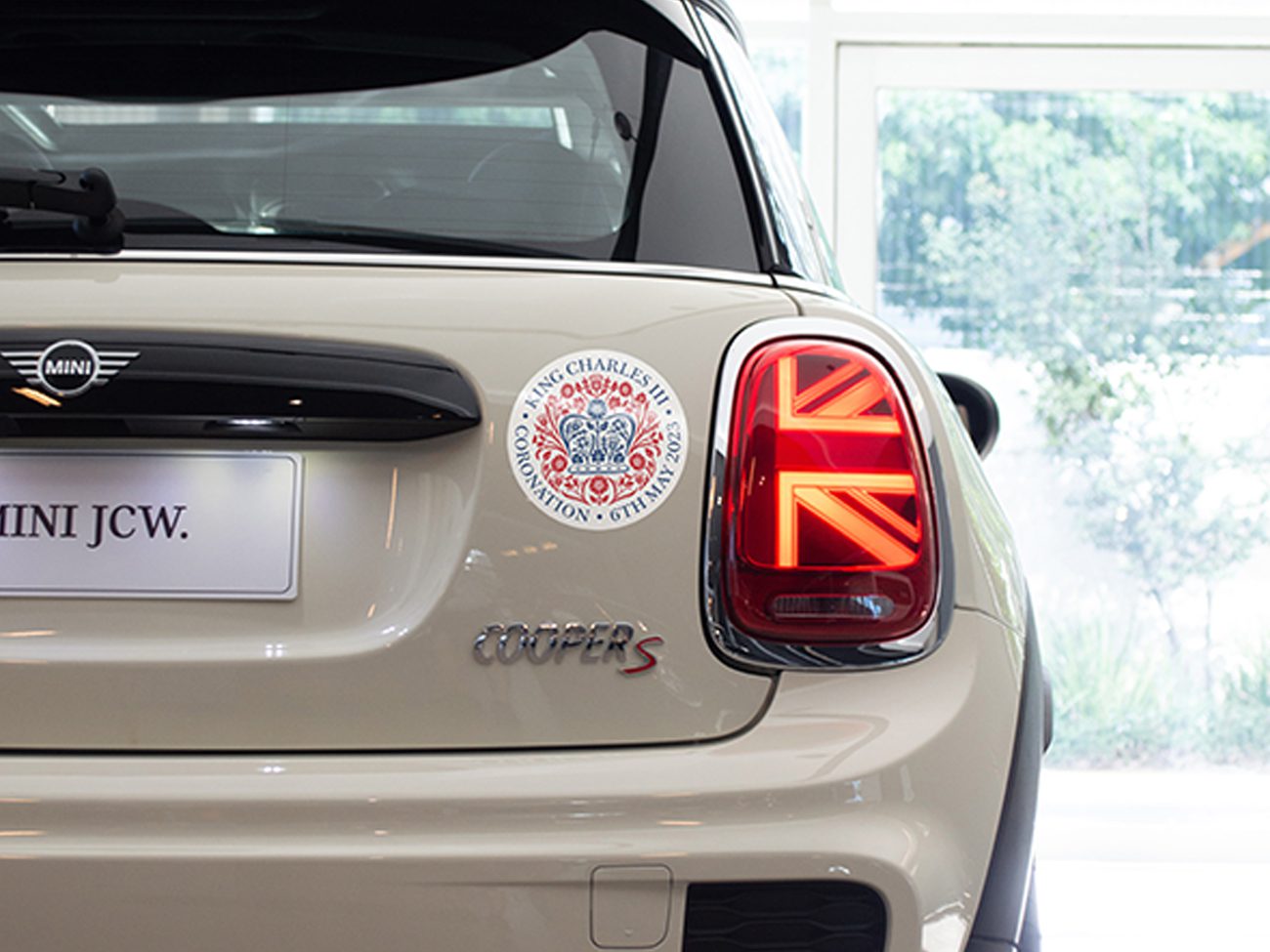 Coronation car stickers