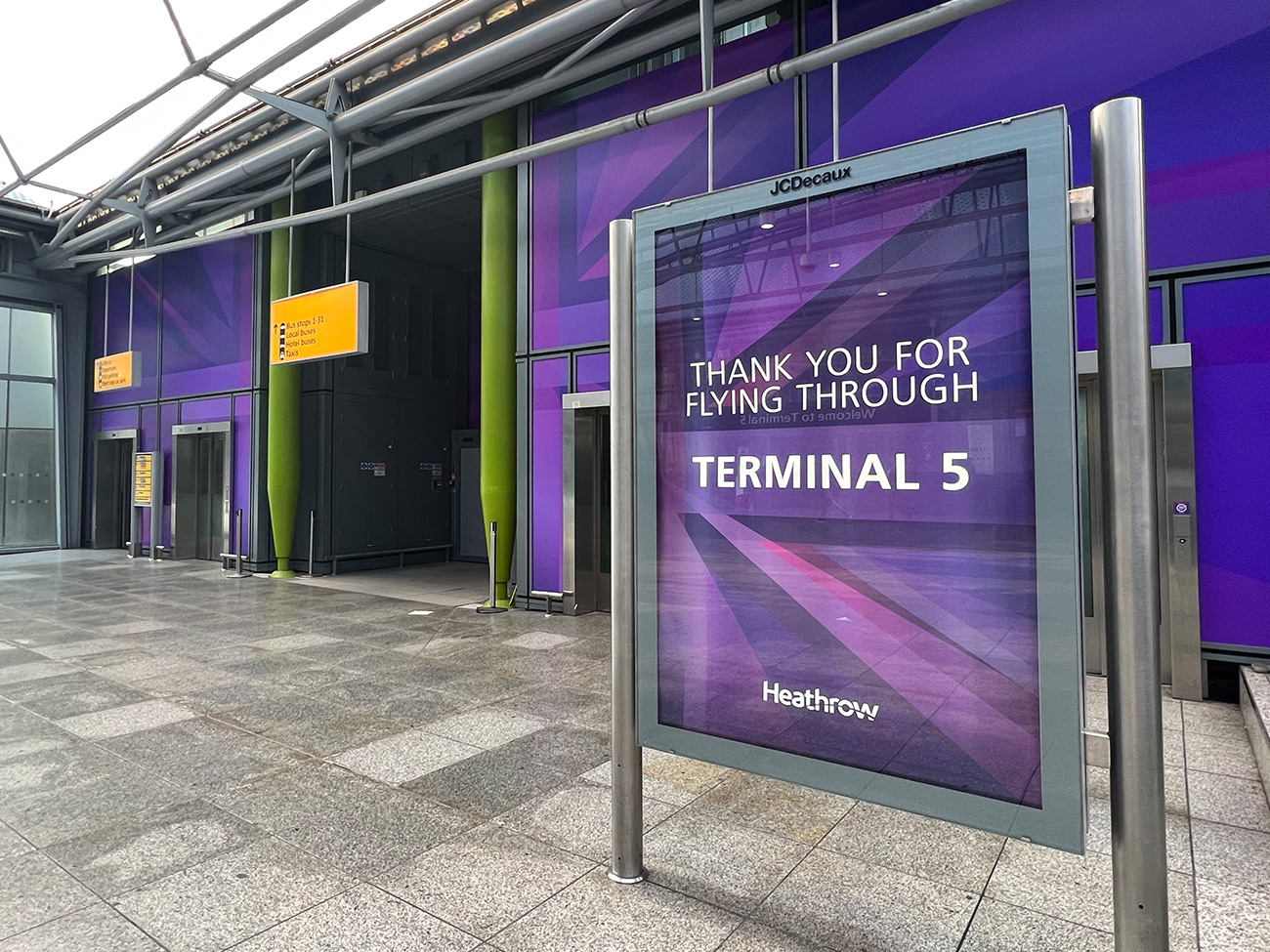 Terminal 5 arrivals lifts